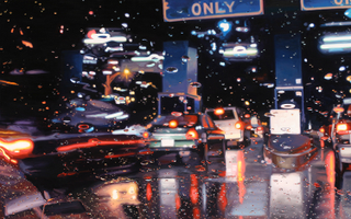 Illustration for article titled Estos asombrosos óleos recrean la lluvia igual que fotografías